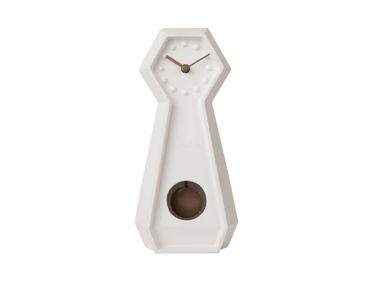 Karlsson - Tisch Uhr - Genuine Pendulum - white