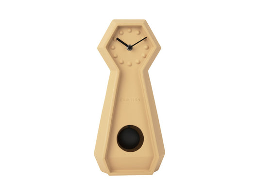 Karlsson - Tisch Uhr - Genuine Pendulum - late brown