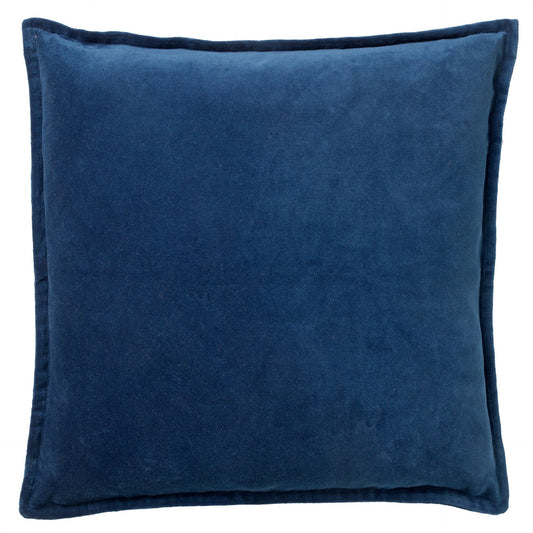 DUTCH DECOR - CAITH - Dekokissen Samt Insignia Blue 50x50 cm